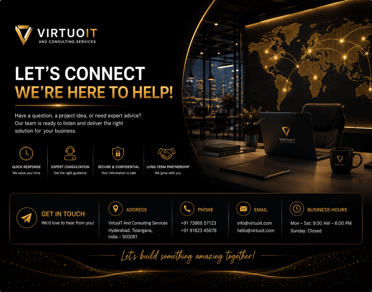 Contact banner for VirtuoIT